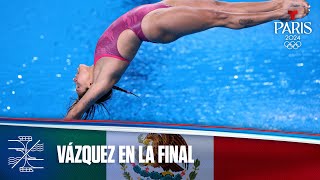 México y España pasan a la final de Trampolín 3 m femenino  Juegos Olímpicos París 2024 [upl. by Morvin]