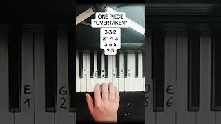 Overtaken Piano Tutorial shorts [upl. by Ramyaj]