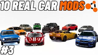 BeamNG Car Mods 10 Real Car Mods BeamNG Drive Cinematic [upl. by Maibach]