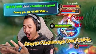 Fanny Dwi Woii Ditantang Keluarga CNMs Mari Kita Kuras Habis Saldonya Coooy  Mobile Legends [upl. by Weisbrodt]