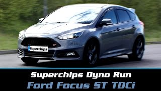 Superchips Dyno Run Ford Focus ST TDCi 20 [upl. by Yslehc]