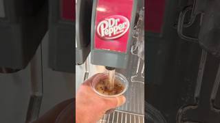 Dr Pepper Refill at Soda Fountain Machine  McDonald’s Alhambra California USA [upl. by Haslett104]