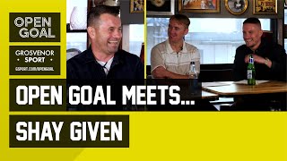 SHAY GIVEN  Open Goal Meets Newcastle Ireland amp Premier League Legend [upl. by Nylorac]