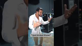 quotI just kicked Stonequot a Frustrating Roxanne made it worse for Robert Stone 🤣🤣🤣  WWE [upl. by Akemyt]