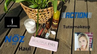 MINI HAUL NOZ ET TUTO MAKEUP ACTION 💄😍 [upl. by Hamburger]