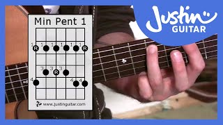 Minor Pentatonic Scale  Stage 7 Guitar Lesson  Guitar For Beginners BC176 [upl. by Doralin]