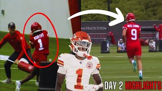 The Kansas City Chiefs Rookie Minicamp Is UNREAL Xavier Worthy amp Lois ReesZammit First Look [upl. by Nogras]