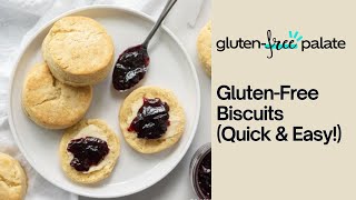 Quick amp Easy Gluten Free Biscuits StepbyStep Recipe [upl. by Dunkin715]