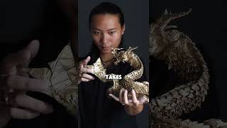 The Art of Qin Kun’s Origami Masterpieces Credit 折纸的那个秦坤douyin shorts [upl. by Enirol]