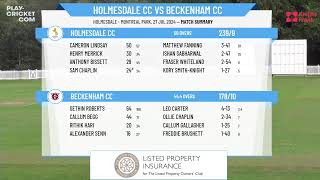 KCL Championship  Round12  Holmesdale CC 1st XI v Beckenham CC 1st XI [upl. by Inwat]