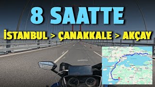 Rüzgarlı Havada 450 KM • Honda Forza 250 ile Uzun Yol Motovlog [upl. by Reifinnej]