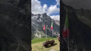 The Stunning Italian Mountains Rifugio Bonatti On The Tour Du Mont Blanc ❤️ Aweinspiring Views [upl. by Hartnett]