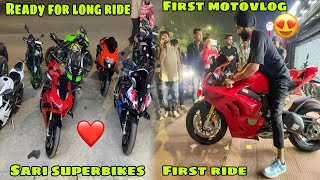 Pehla MotoVlog apni Ducati par 😍 or 7 Lakh ka exhaust laga diya bina chalaye 🔥 Long Ride k lye Ready [upl. by Sumetra129]