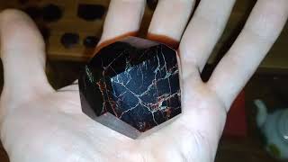 Garnet crystal quotBlack Markquot [upl. by Rebba]