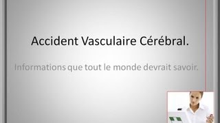 Face à l Accident Vasculaire Cérébralquotpm [upl. by Narhet]