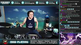 The8BitDrummer plays quotRaiden Shogun Theme Judgment of Euthymiaquot  Genshin Impact [upl. by Bartle]