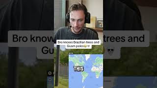 Rainbolt knows Brazilian trees and Guam poles😭💀shorts rainbolt mapping geoguessr [upl. by Esiuole]