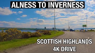 Alness to Inverness  Scottish Highlands 4K Drive [upl. by Concoff961]