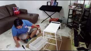 How to assemble 3 Chest Drawer time lapse [upl. by Ateiluj]