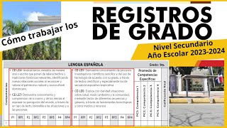 ¿Cómo llenar el Registro de grado del Nivel Secundario  Ministerio de Educación  MINERD [upl. by Nairret]