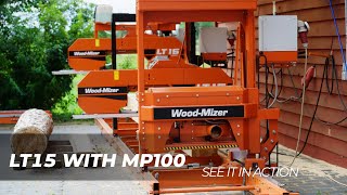 WoodMizer LT15 series and MP100  See it in Action  WoodMizer Europe [upl. by Aliehs]