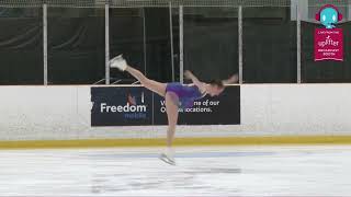 Katherine Medland Spence SP Skate Ontario Sectional Championships 202425 [upl. by Nosylla]