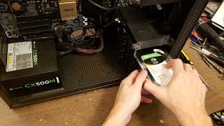 How to install a hard drive upgrade on a desktop computer [upl. by Elleahcim656]