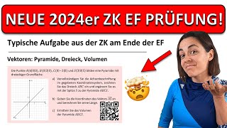 🚀🚀🚀 ZK EF Mathe NEUE 2024er VEKTOREN Prüfung  Pyramide Dreieck Volumen  Zentrale Klausur NRW [upl. by Eener905]