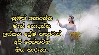 හිතට දැනෙන ආදර වදන් 💔  දුක හිතෙන ආදර වදන්  Sinhala wadan  Hithata danena wadan  Sad love quotes [upl. by Creamer576]