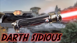 Star Wars Galaxys Edge Darth Sidious Rechargeable Lightsaber [upl. by Anas]