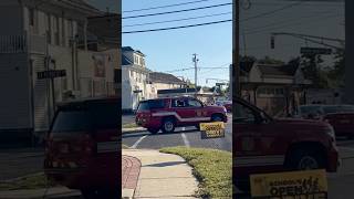 Brookview fire chief 908 responding to a gas leak outside of a house [upl. by Nosahc]