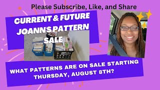 Joanns Pattern Sale What patterns are on sale starting Thursday August 8th patternsale sale [upl. by Seabrooke297]