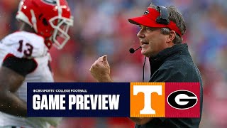 College Football Week 12 No 12 Georgia vs No 7 Tennessee  Game Preview [upl. by Ettie]