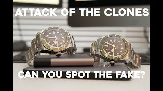 Can You Spot a Fake Tudor  Attack of the clones  Tudor Black Bay Harrods 79230G [upl. by Yelreveb]