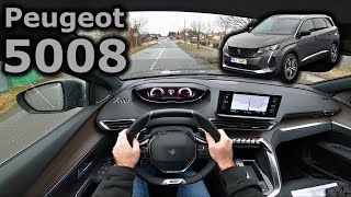 Peugeot 5008 GT 20 BlueHDI 180 2021  POV test drive in the city [upl. by Notnirb]