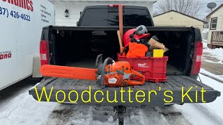 What’s in my woodcutter’sfirewood cutting kit [upl. by Ikcir]