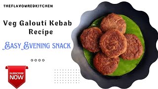 Veg Galouti Kebab Kaise banaye  how to Make Kebab at Home  व्हेज कबाब कैसे बनाये kebab shorts [upl. by Woolson429]