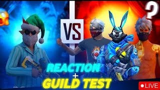 🔴PRASAD FF GAMER GUILD TEST 1 VS 2 FREE FIRE MAX UNLIMITED CUSTOM ROOMS ROAD 100 SUBSCRIBERS [upl. by Pickett]