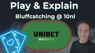 10nl Live Play Review  Bluffcatching at the microstakes [upl. by Rab935]