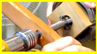 Make a Wood Faceplate for Woodturning  Beall Spindle Tap [upl. by Daza]