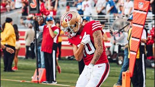 49ers rookie Ronnie Bell scores first touchdown of career on pass from Brock Purdy 🚨 [upl. by Yul]