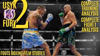 Usyk vs Fury REMATCH Breakdown  Training and First fight Film Study [upl. by Oaoj]