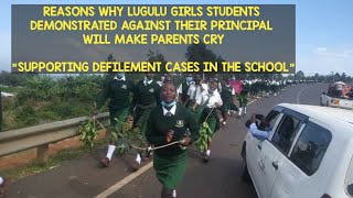 LUGULU GIRLS DEMONSTRATION ACCUSING THEIR PRINCIPAL OF SUPPORTING DEFILEMENT CASES IN THE SCHOOL [upl. by Tedi]