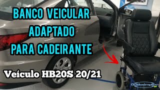 Banco de Carro Adaptado para Cadeirante [upl. by Ardelle57]