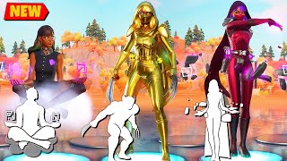 Isabelle Skin Fortnite D3NNI Skin doing All BuiltIn Dances and Emotes [upl. by Chace]