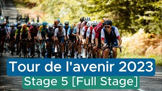 Tour de l’Avenir 2023 Stage 5 FULL STAGE [upl. by Labotsirhc]