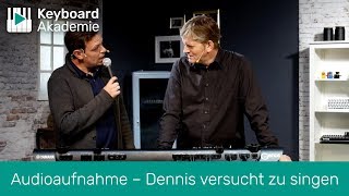 Audioaufnahme – Dennis versucht zu singen  PowerTipp  Genos [upl. by Dorca]