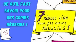 7 RÈGLES DOR pour rendre de BELLES COPIES et avoir de BONNES NOTES à lÉCRIT [upl. by Puttergill940]