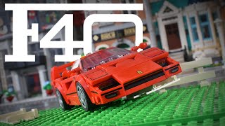 Ferrari F40  Lego StopMotion [upl. by Hesky30]