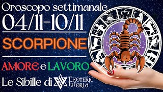 ♏ Scorpione Oroscopo settimanale  Ci sono notizie e novità in arrivo da valutare  Lettura Sibille [upl. by Annuahsal656]